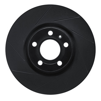 R1 Concepts® - eLINE Black Series™ Slotted 1-Piece Front Brake Rotor