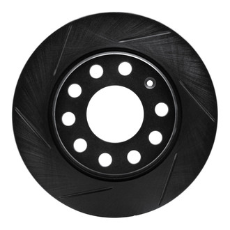 R1 Concepts® - eLINE Black Series™ Slotted 1-Piece Rear Brake Rotor