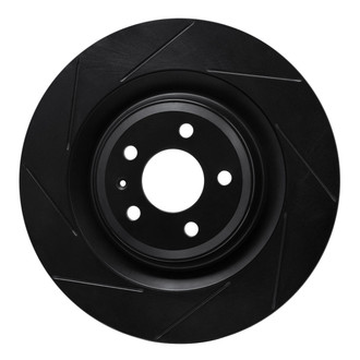 R1 Concepts® - eLINE Black Series™ Slotted 1-Piece Rear Brake Rotor