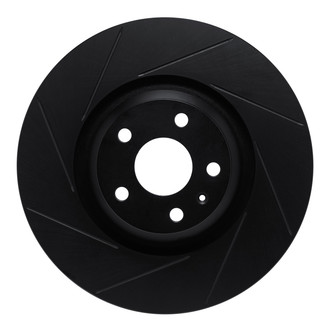R1 Concepts® - eLINE Black Series™ Slotted 1-Piece Front Brake Rotor