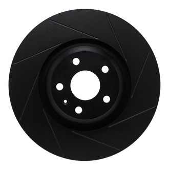 R1 Concepts® - eLINE Black Series™ Slotted 1-Piece Front Brake Rotor