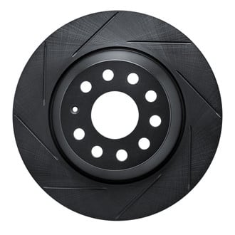 R1 Concepts® - eLINE Black Series™ Slotted 1-Piece Rear Brake Rotor