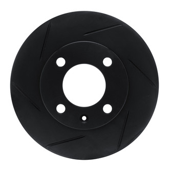 R1 Concepts® - eLINE Black Series™ Slotted 1-Piece Rear Driver Side Brake Rotor