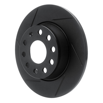 R1 Concepts® - eLINE Black Series™ Slotted 1-Piece Rear Brake Rotor