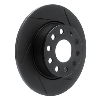 R1 Concepts® - eLINE Black Series™ Slotted 1-Piece Rear Brake Rotor