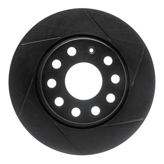 R1 Concepts® - eLINE Black Series™ Slotted 1-Piece Front Brake Rotor