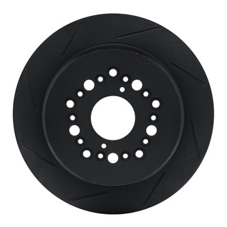 R1 Concepts® - eLINE Black Series™ Slotted 1-Piece Rear Brake Rotor