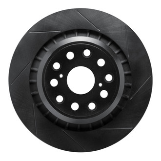 R1 Concepts® - eLINE Black Series™ Slotted 1-Piece Rear Passenger Side Brake Rotor