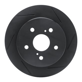 R1 Concepts® - eLINE Black Series™ Slotted 1-Piece Rear Brake Rotor