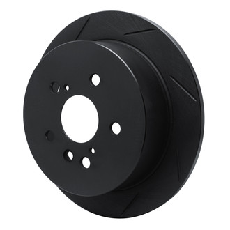 R1 Concepts® - eLINE Black Series™ Slotted 1-Piece Rear Brake Rotor
