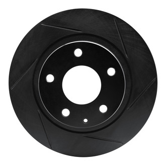 R1 Concepts® - eLINE Black Series™ Slotted 1-Piece Rear Brake Rotor
