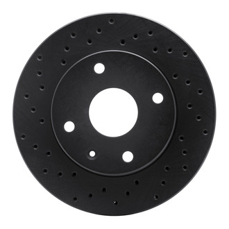 R1 Concepts® - eLINE Black Series™ Drilled 1-Piece Brake Rotor