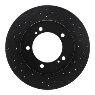 R1 Concepts® - eLINE Black Series™ Drilled 1-Piece Front Brake Rotor