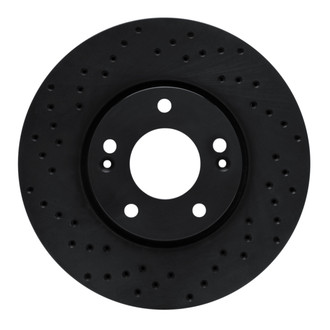 R1 Concepts® - eLINE Black Series™ Drilled 1-Piece Brake Rotor
