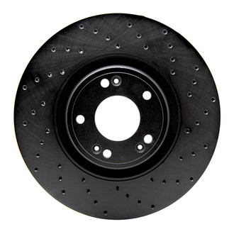 R1 Concepts® - eLINE Black Series™ Drilled 1-Piece Brake Rotor