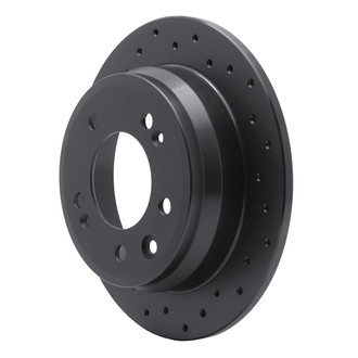 R1 Concepts® - eLINE Black Series™ Drilled 1-Piece Rear Brake Rotor