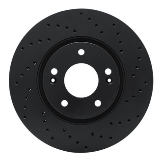 R1 Concepts® - eLINE Black Series™ Drilled 1-Piece Front Brake Rotor