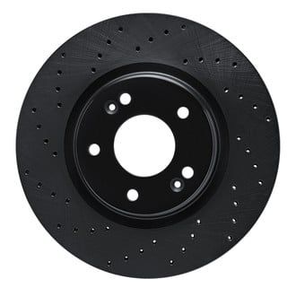 R1 Concepts® - eLINE Black Series™ Drilled 1-Piece Brake Rotor