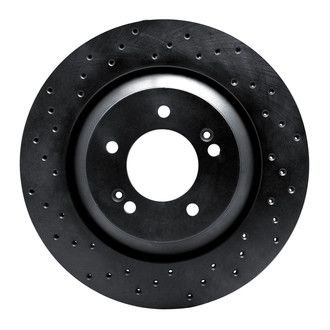R1 Concepts® - eLINE Black Series™ Drilled 1-Piece Brake Rotor