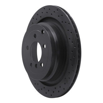 R1 Concepts® - eLINE Black Series™ Drilled 1-Piece Brake Rotor