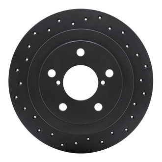 R1 Concepts® - eLINE Black Series™ Drilled 1-Piece Brake Rotor