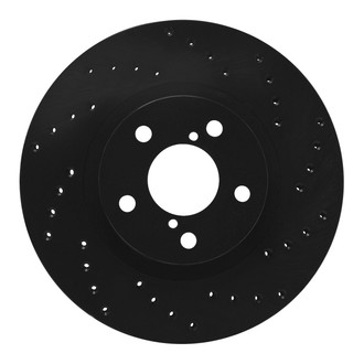 R1 Concepts® - eLINE Black Series™ Drilled 1-Piece Brake Rotor