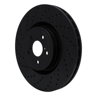 R1 Concepts® - eLINE Black Series™ Drilled 1-Piece Front Brake Rotor