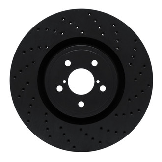R1 Concepts® - eLINE Black Series™ Drilled 1-Piece Front Brake Rotor