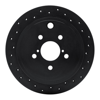 R1 Concepts® - eLINE Black Series™ Drilled 1-Piece Rear Brake Rotor