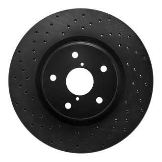 R1 Concepts® - eLINE Black Series™ Drilled 1-Piece Brake Rotor