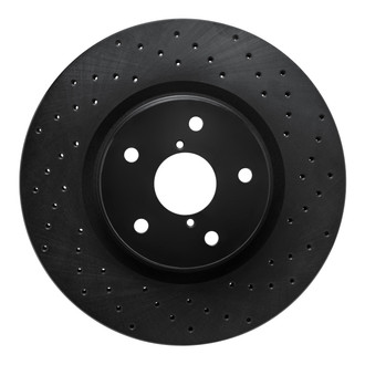 R1 Concepts® - eLINE Black Series™ Drilled 1-Piece Brake Rotor