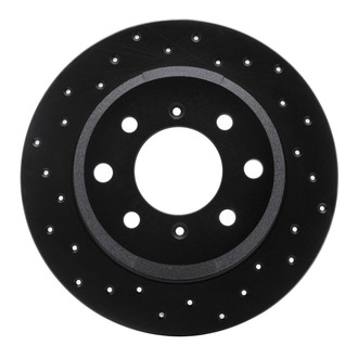 R1 Concepts® - eLINE Black Series™ Drilled 1-Piece Brake Rotor