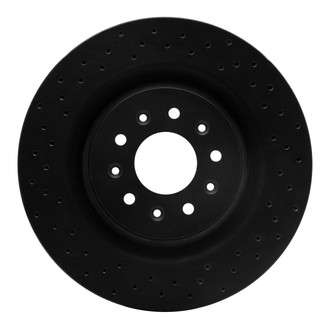 R1 Concepts® - eLINE Black Series™ Drilled 1-Piece Brake Rotor