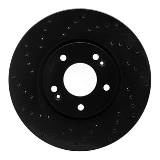 R1 Concepts® - eLINE Black Series™ Drilled 1-Piece Front Brake Rotor