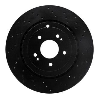 R1 Concepts® - eLINE Black Series™ Drilled 1-Piece Brake Rotor