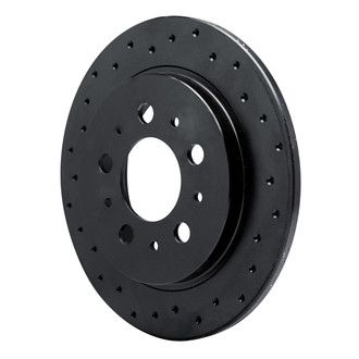 R1 Concepts® - eLINE Black Series™ Drilled 1-Piece Rear Brake Rotor