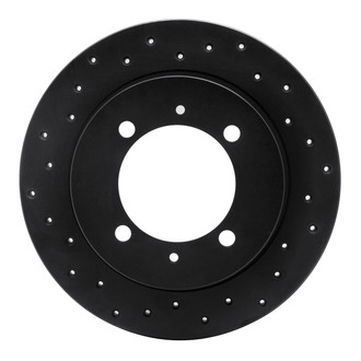 R1 Concepts® - eLINE Black Series™ Drilled 1-Piece Rear Brake Rotor