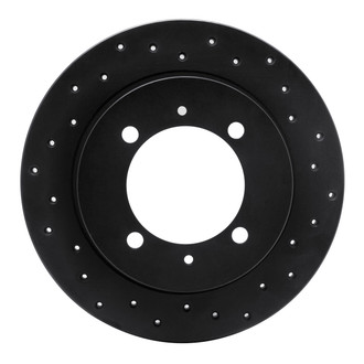 R1 Concepts® - eLINE Black Series™ Drilled 1-Piece Brake Rotor