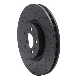 R1 Concepts® - eLINE Black Series™ Drilled 1-Piece Front Brake Rotor