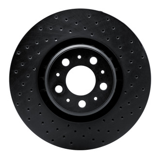 R1 Concepts® - eLINE Black Series™ Drilled 1-Piece Front Brake Rotor