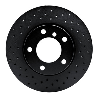 R1 Concepts® - eLINE Black Series™ Drilled 1-Piece Front Brake Rotor