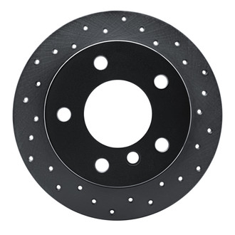 R1 Concepts® - eLINE Black Series™ Drilled 1-Piece Brake Rotor