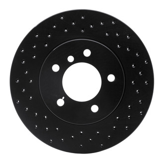 R1 Concepts® - eLINE Black Series™ Drilled 1-Piece Front Brake Rotor