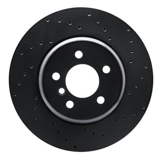 R1 Concepts® - eLINE Black Series™ Drilled 1-Piece Brake Rotor