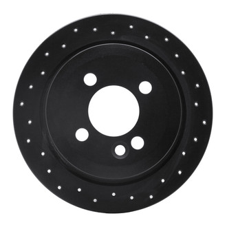 R1 Concepts® - eLINE Black Series™ Drilled 1-Piece Brake Rotor