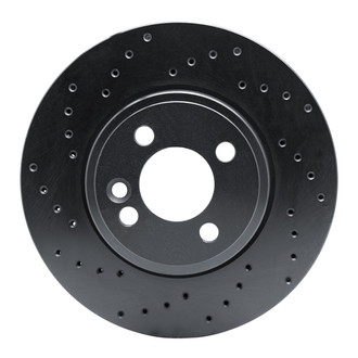 R1 Concepts® - eLINE Black Series™ Drilled 1-Piece Brake Rotor