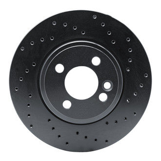 R1 Concepts® - eLINE Black Series™ Drilled 1-Piece Brake Rotor
