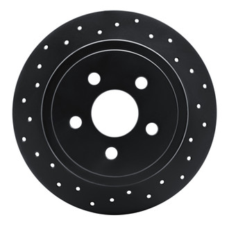 R1 Concepts® - eLINE Black Series™ Drilled 1-Piece Brake Rotor