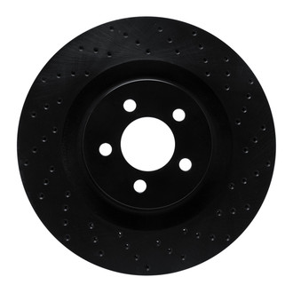 R1 Concepts® - eLINE Black Series™ Drilled 1-Piece Brake Rotor