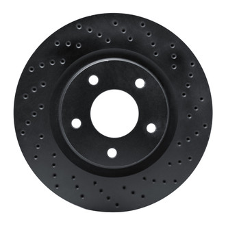 R1 Concepts® - eLINE Black Series™ Drilled 1-Piece Brake Rotor